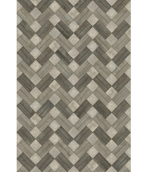 Vinyl Floor Cloth - Artisanry, Woodson / Voysey