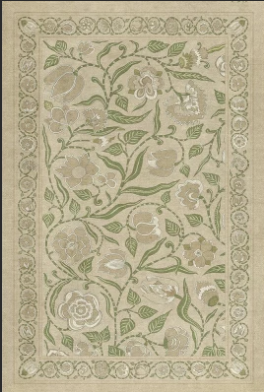 Vinyl Floor Cloth - A Chilly Peace