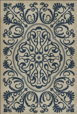 Vinyl Floor Cloth - Gin Rummy