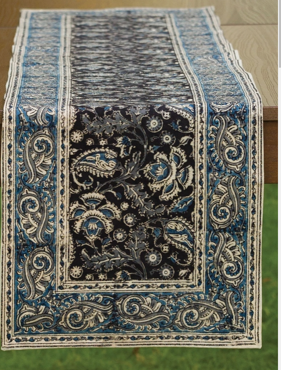 Paisley Kalamkari Table Runner