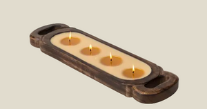 Signature Wood Tray Candle, Grapefruit Pine