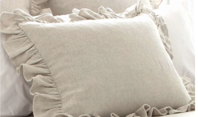 Pine Cone Hill Wilton Natural Ruffle Sham