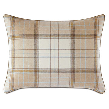 Aldrich Standard Sham, plaid