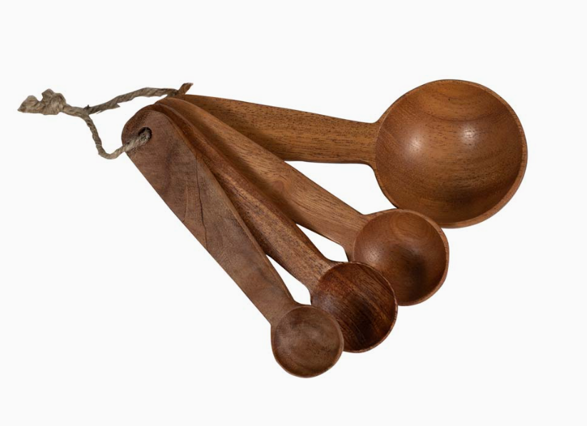 Handcrafted Wooden Measuring Spoons