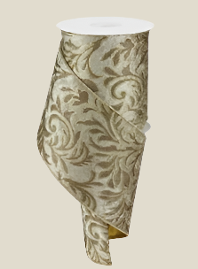 Bronze Velvet Leaves, 4"x10yd