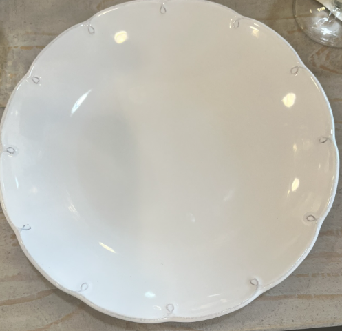 Victoria Dinner 10", White stoneware