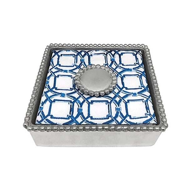 Mariposa Beaded Napkin Box Set