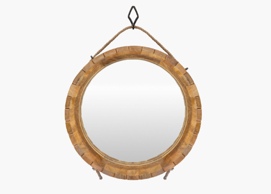 Barrel Frame Mirror / Tray