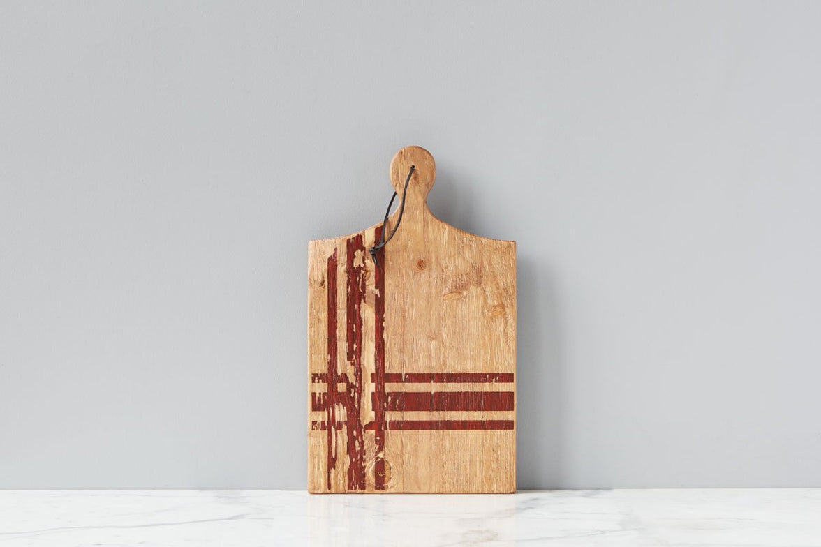 Charcuterie Board - Red Tartan