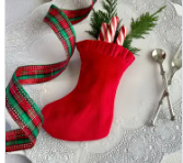 Red Velvet, Mini Stocking