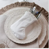 Cream Velvet, Mini Stocking