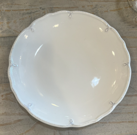 Victoria Salad 8", White stoneware