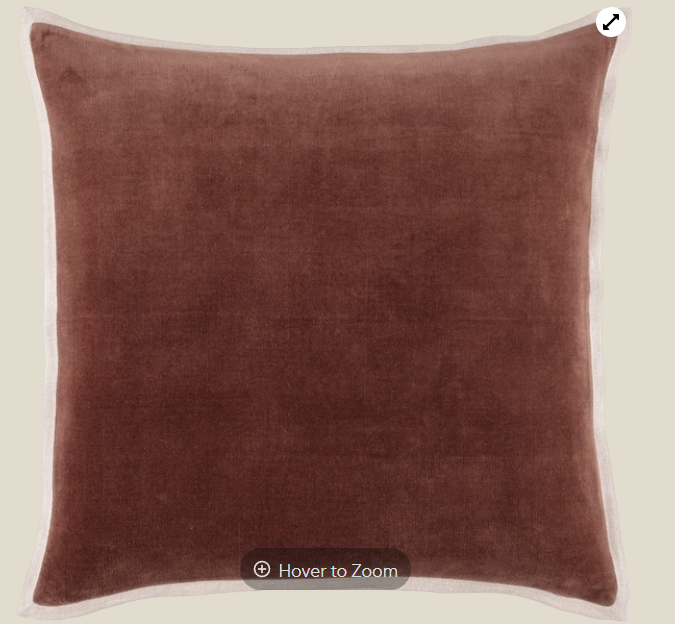 Gehry Velvet, Linen Russet