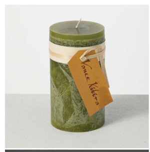 Pillar Candle, Moss Timber